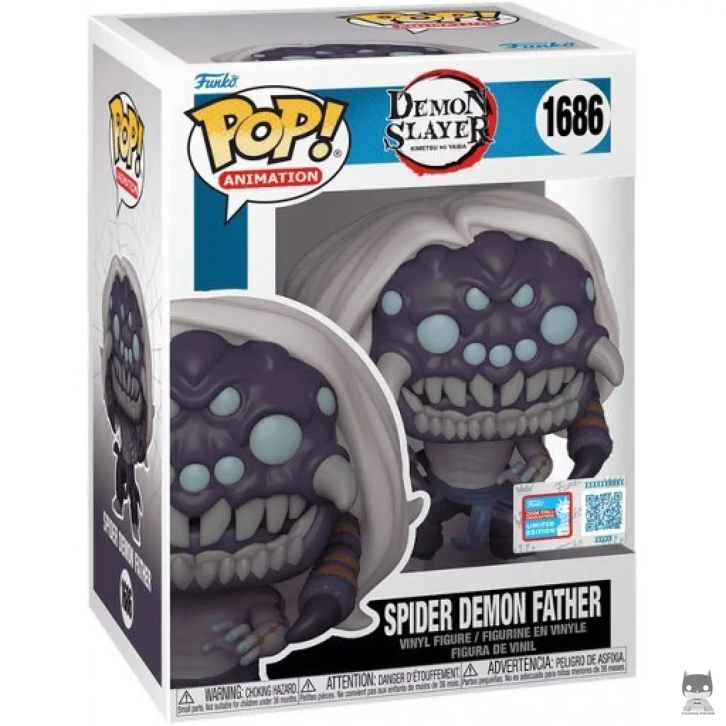 Spider Demon Father Funko Pop! figure in its box