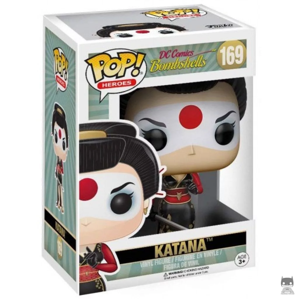 Katana Funko Pop! figure in its box