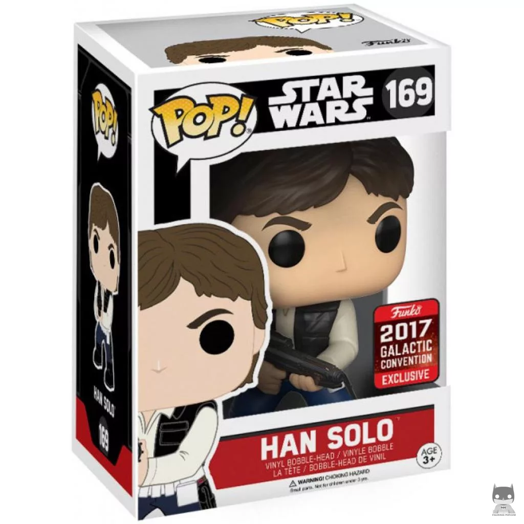 Han Solo Action Pose Funko Pop! figure in its box