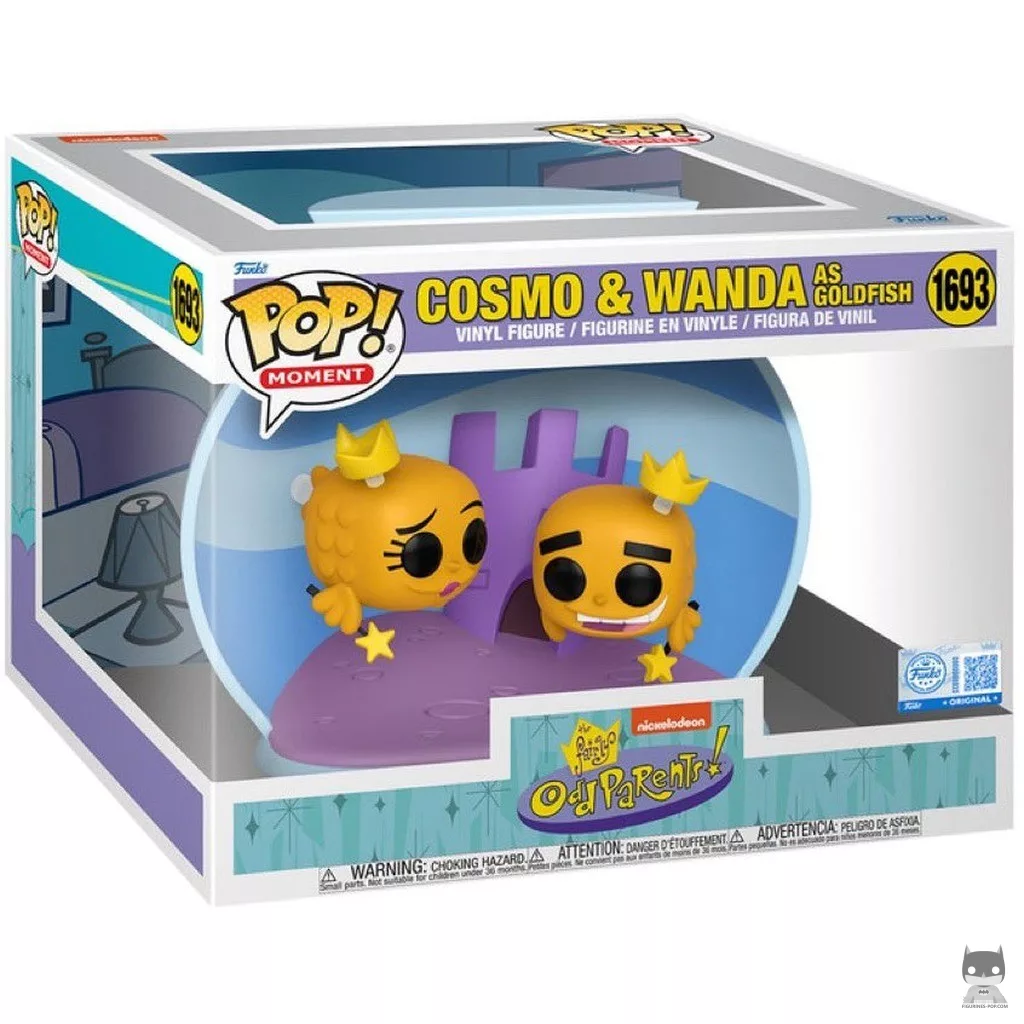 Cosmo & Wanda as goldfish - Moment Funko Pop! figure in its box