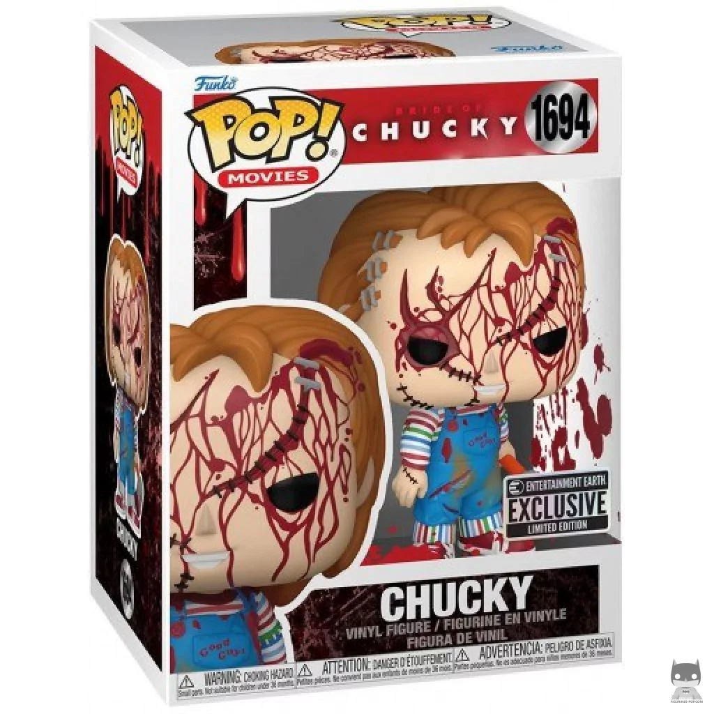 Chucky (Bloody) Funko Pop! figure in its box