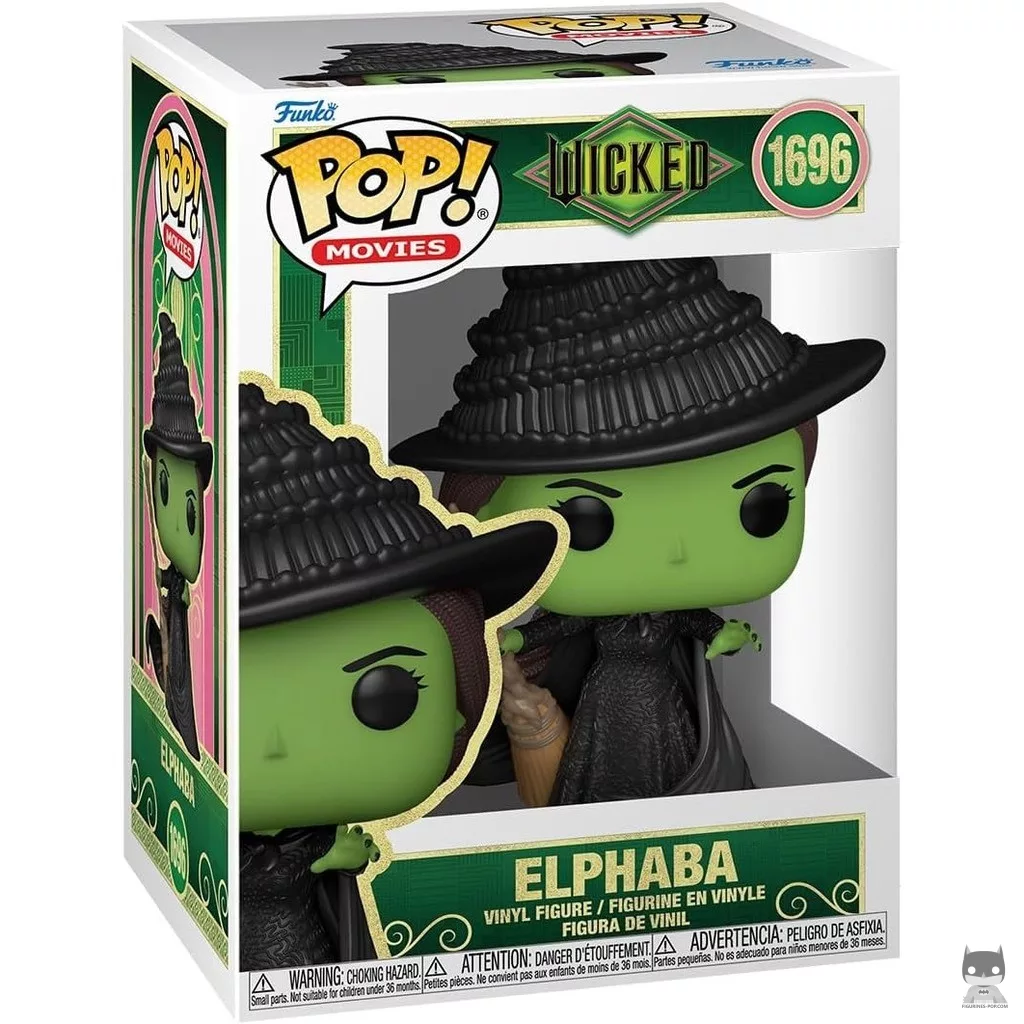 Elphaba Funko Pop! figure in its box