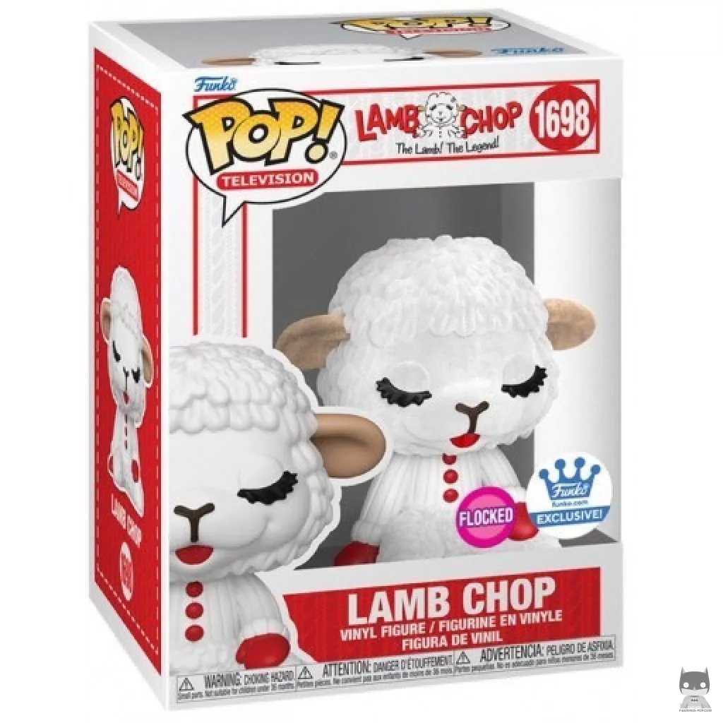 Lamb Chop (Flocked) Funko Pop! figure in its box