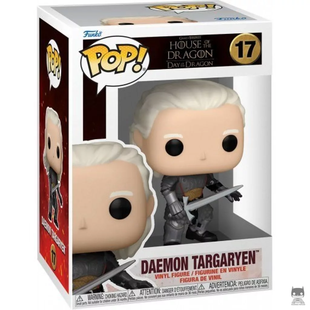 Daemon Targaryen Funko Pop! figure in its box