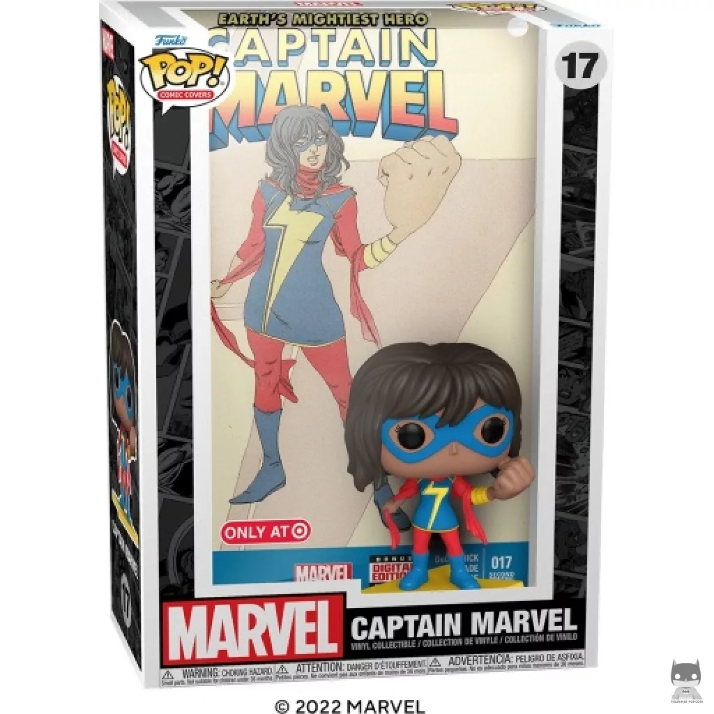 Captain Marvel Funko Pop! figure in its box