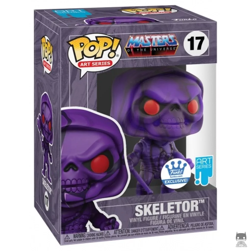 Skeletor Funko Pop! figure in its box