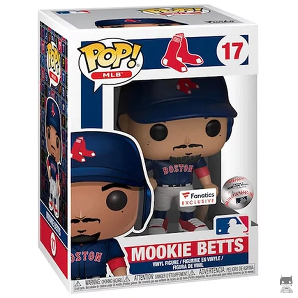 Mookie Betts Funko Pop! figure in its box