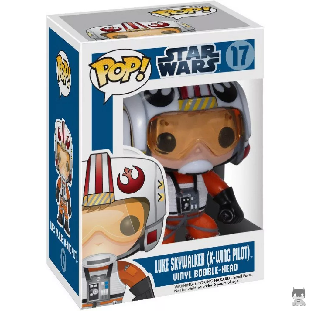 Luke Skywalker as Pilot Funko Pop! figure in its box