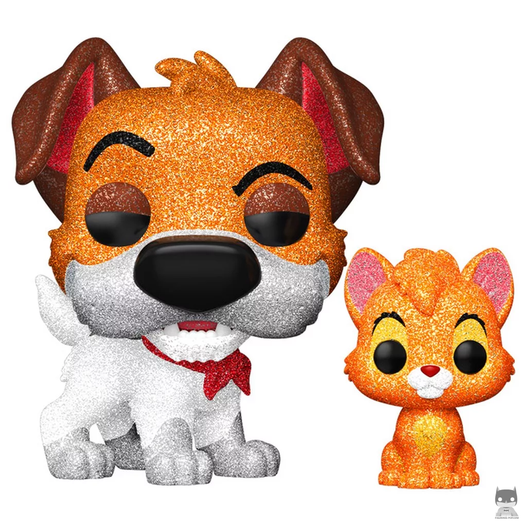 Dodger with Oliver (Diamond) Funko Pop! figure (Oliver & Company)