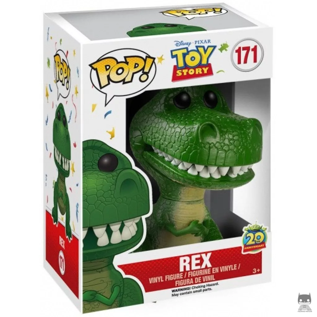 Rex Funko Pop! figure in its box