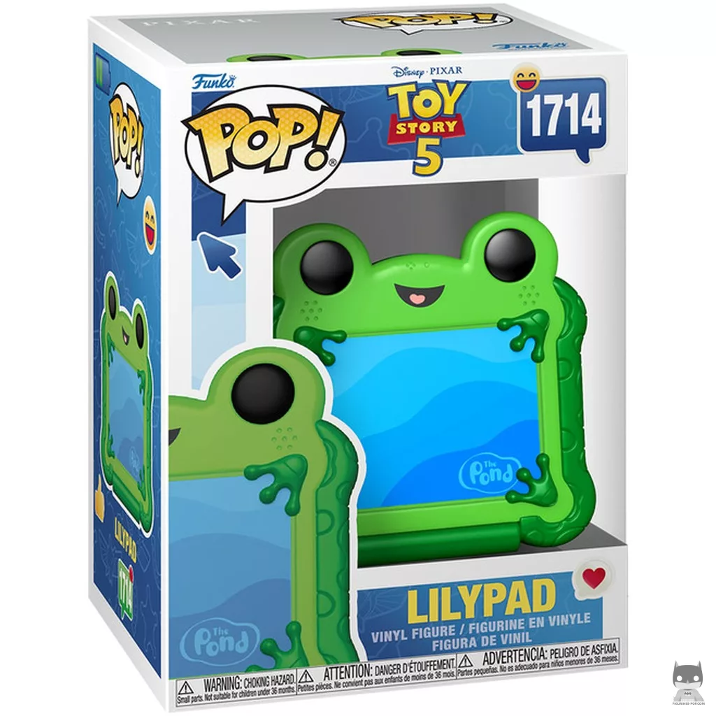Lilypad Funko Pop! figure in its box