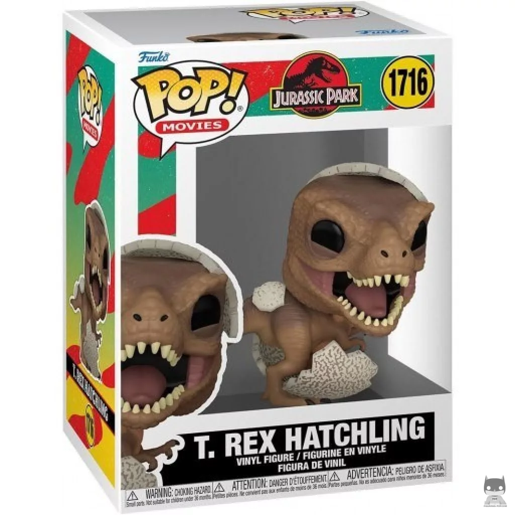 T-Rex Hatchling Funko Pop! figure in its box