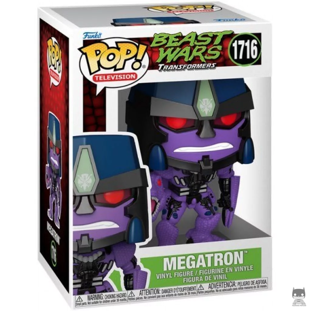Megatron Funko Pop! figure in its box