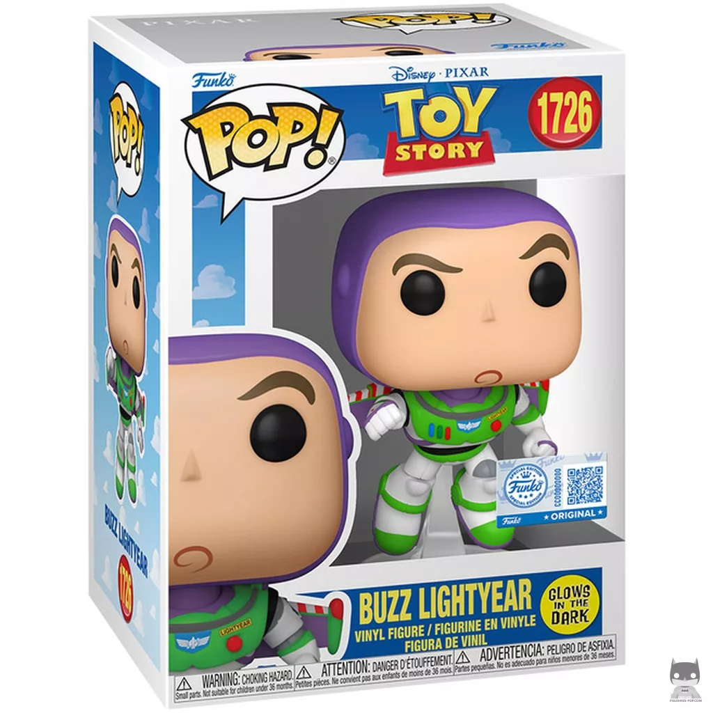 Buzz Lightyear (Glow in the Dark) Funko Pop! figure in its box