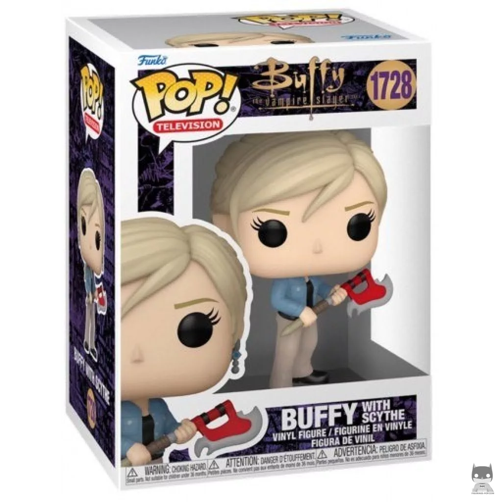 Buffy with Scythe Funko Pop! figure in its box