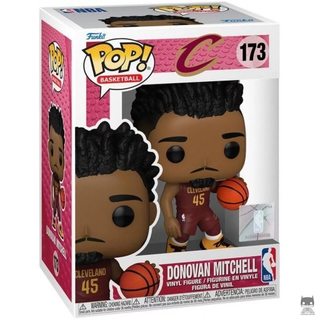 Donovan Mitchell Funko Pop! figure in its box