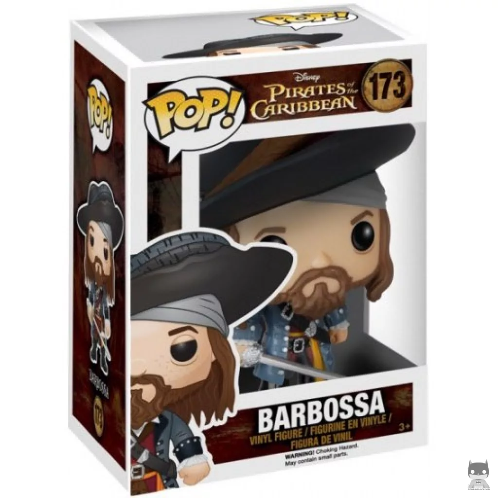 Captain Barbossa Funko Pop! figure in its box