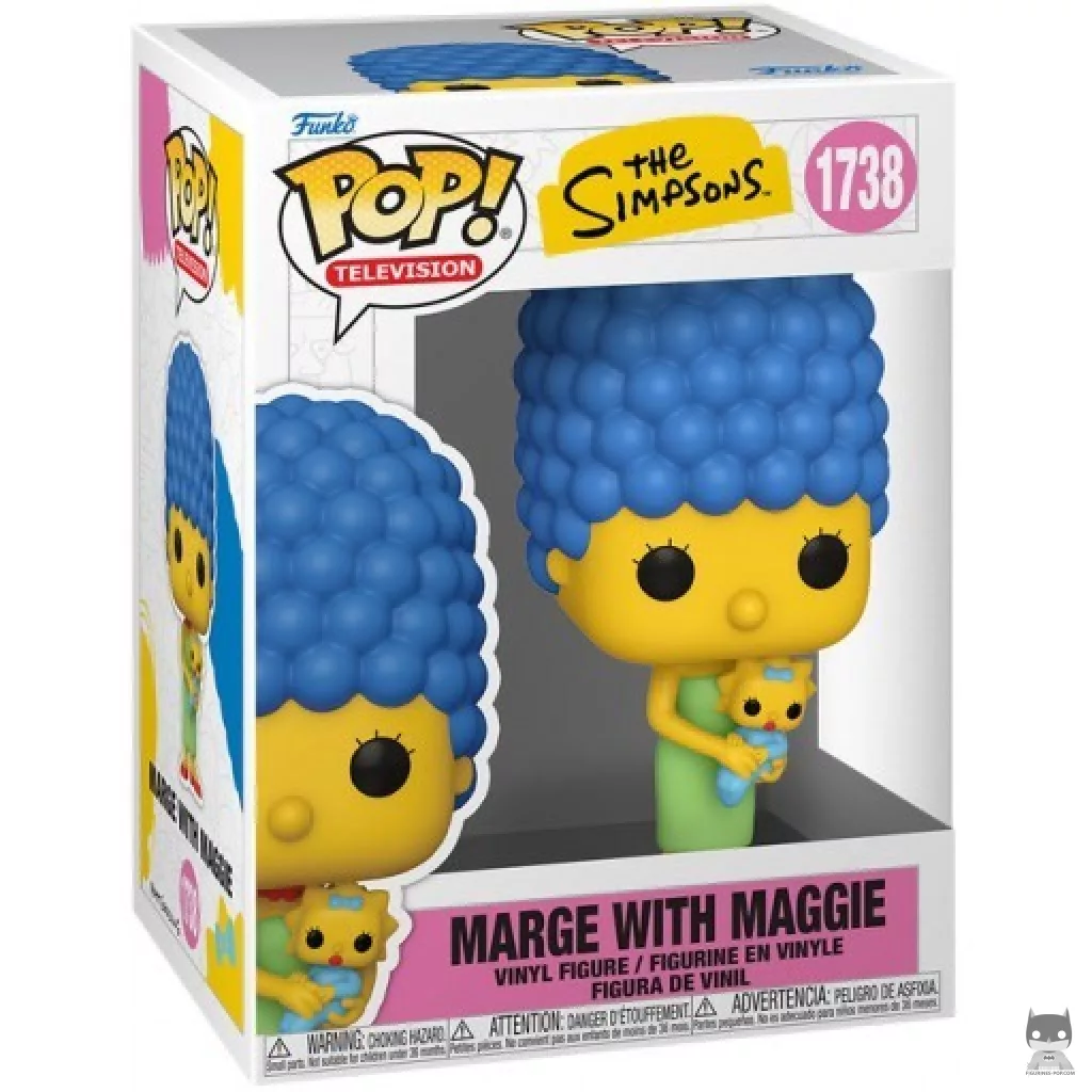 Marge with Maggie Funko Pop! figure in its box