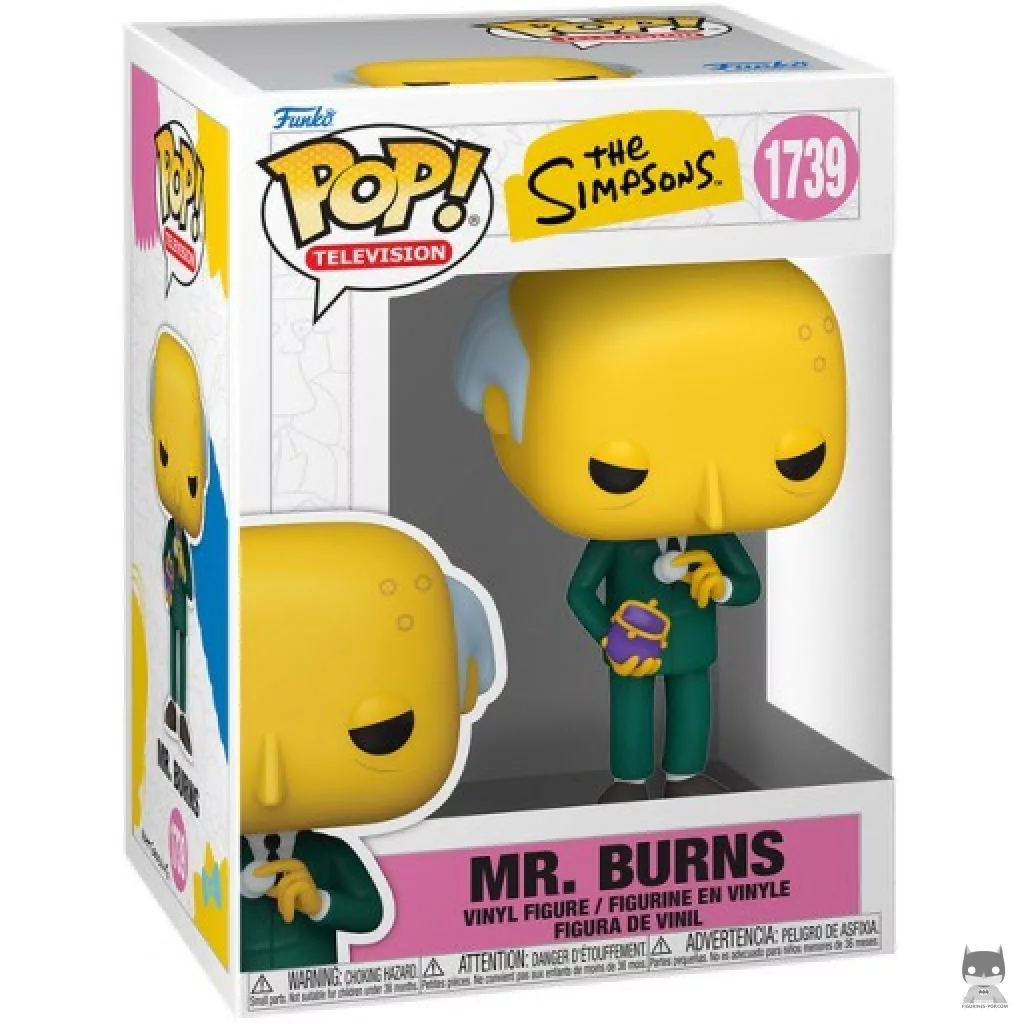 Mr. Burns Funko Pop! figure in its box