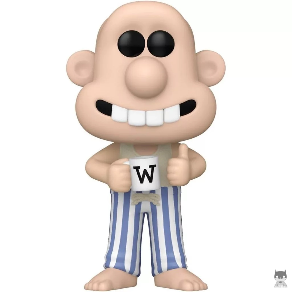 Wallace in pyjamas Funko Pop! figure (Wallace and Gromit)