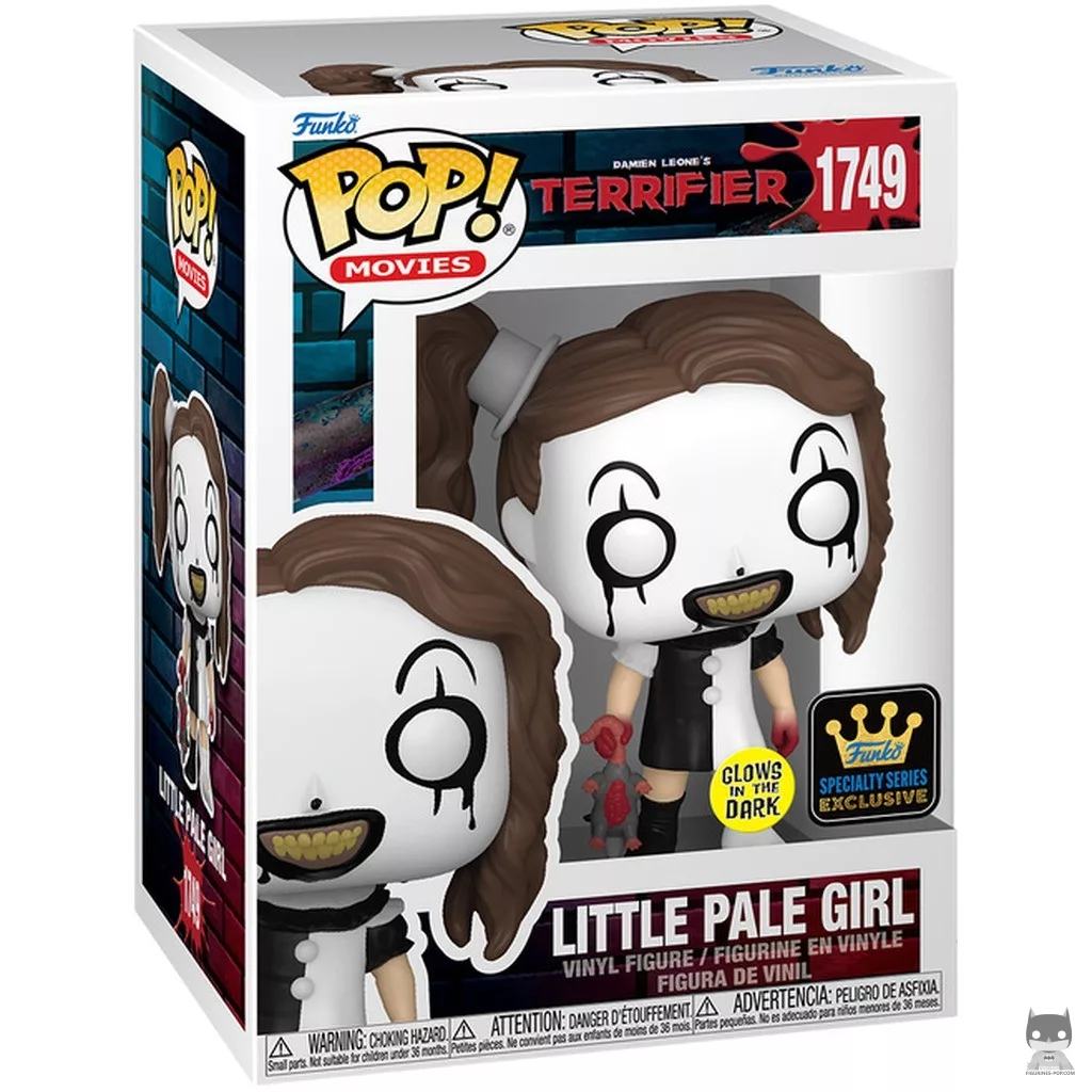Little Pale Girl (Glow in the Dark) Funko Pop! figure in its box