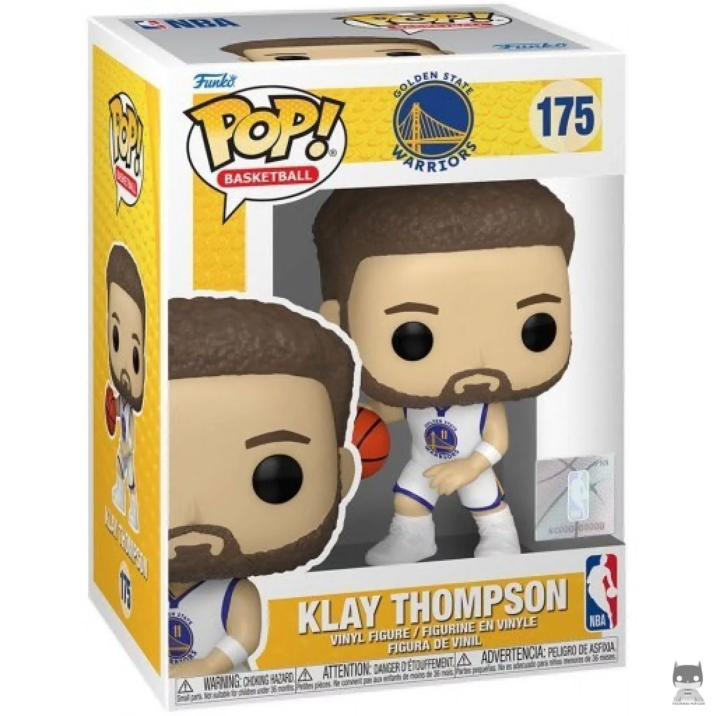 Klay Thompson (White Jersey) Funko Pop! figure in its box