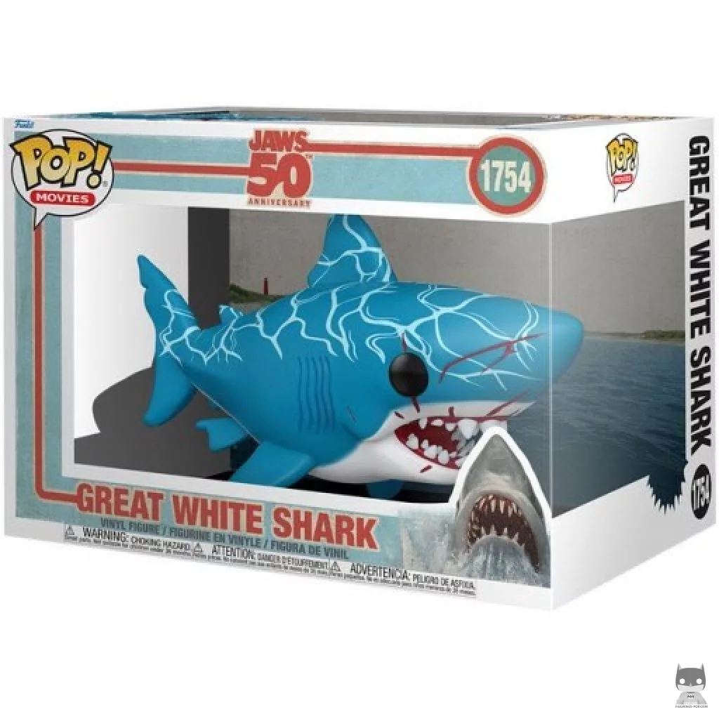 Great White Shark (SuperSized) Funko Pop! figure in its box