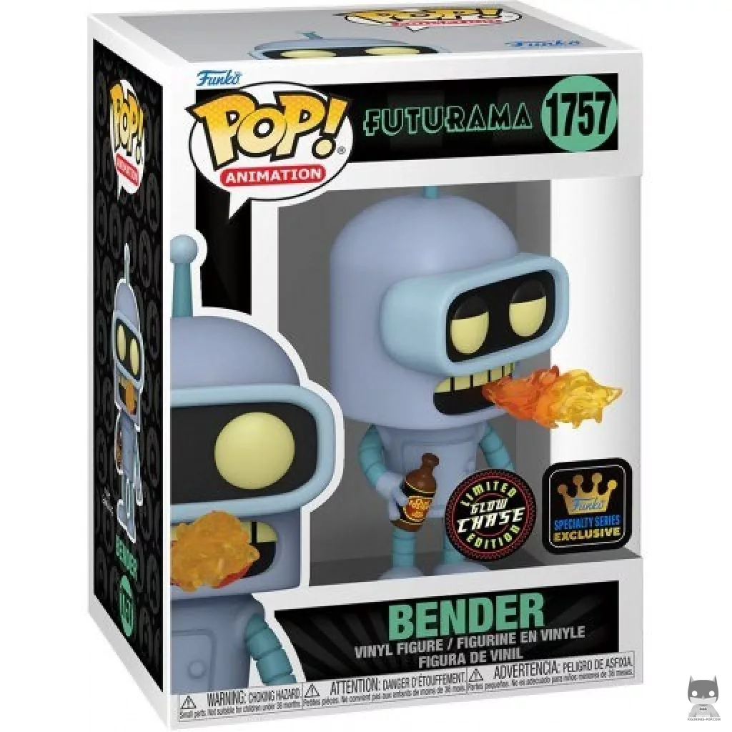 Bender (Chase & Glow in The Dark) Funko Pop! figure in its box