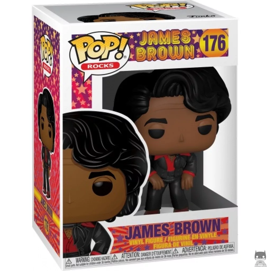 James Brown Funko Pop! figure in its box