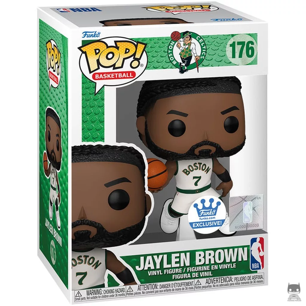 Jaylen Brown (City Edition Jersey) Funko Pop! figure in its box