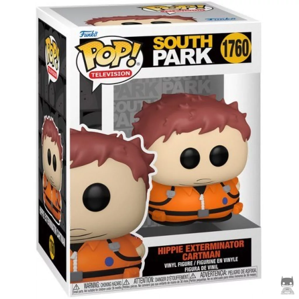 Hippie Exterminator Cartman Funko Pop! figure in its box