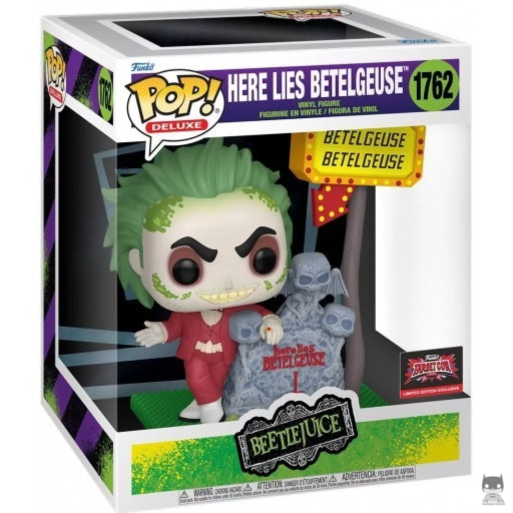Here Lies Betelgeuse Funko Pop! figure in its box