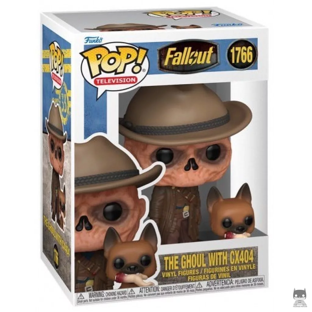 The Ghoul with CX404 Funko Pop! figure in its box