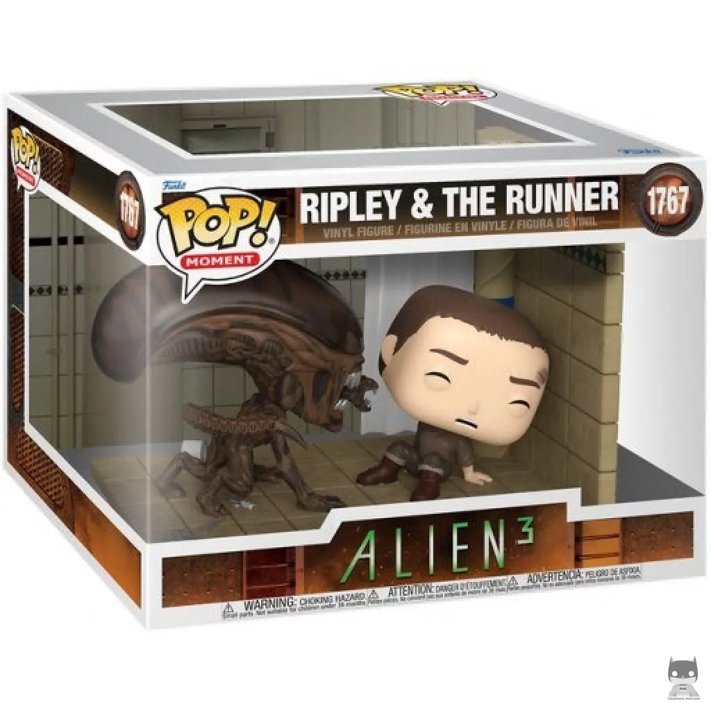 Ripley and the Runner Funko Pop! figure in its box