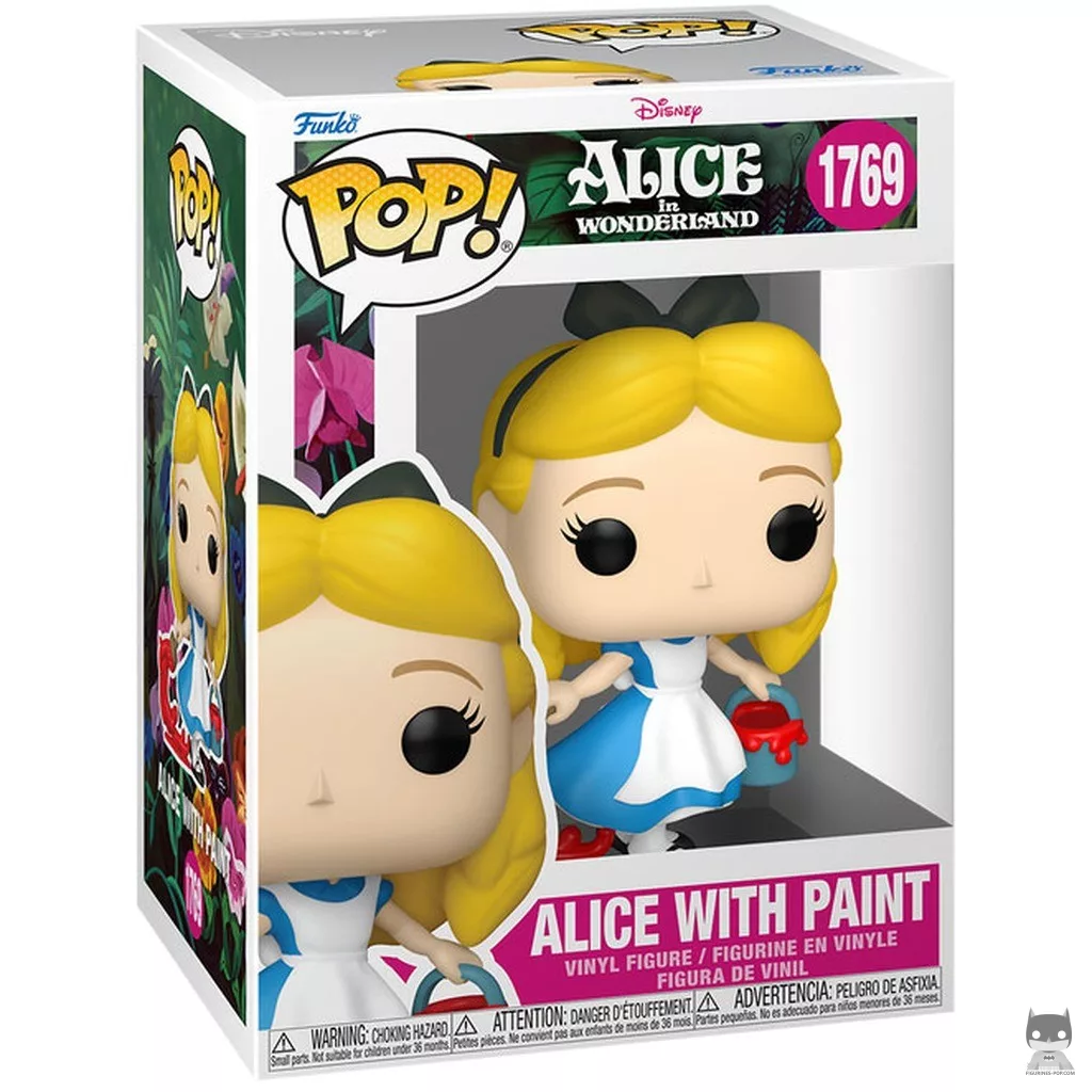 Alice with paint Funko Pop! figure in its box