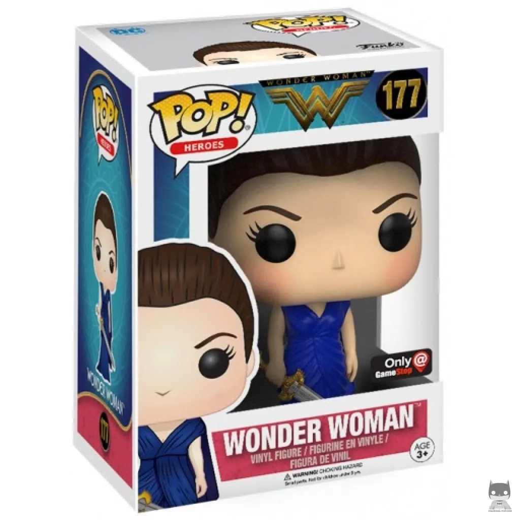 Wonder Woman (Blue Dress) Funko Pop! figure in its box