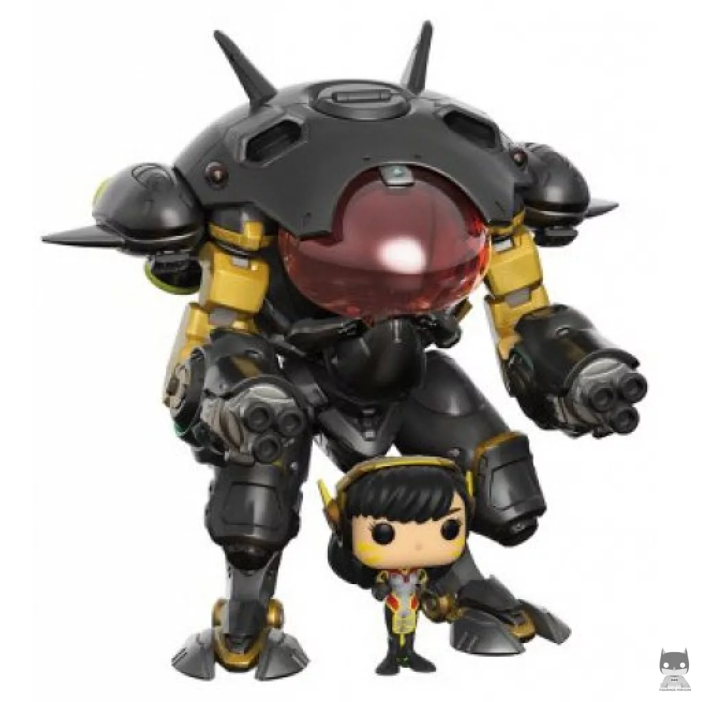 D.Va with Meka (Carbon Fiber) (Supersized) Funko Pop! figure (Overwatch)