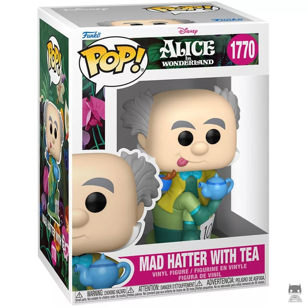 Mad Hatter with tea Funko Pop! figure in its box