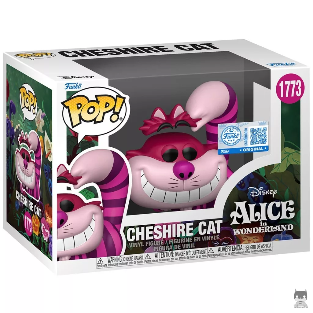 Cheshire Cat Funko Pop! figure in its box