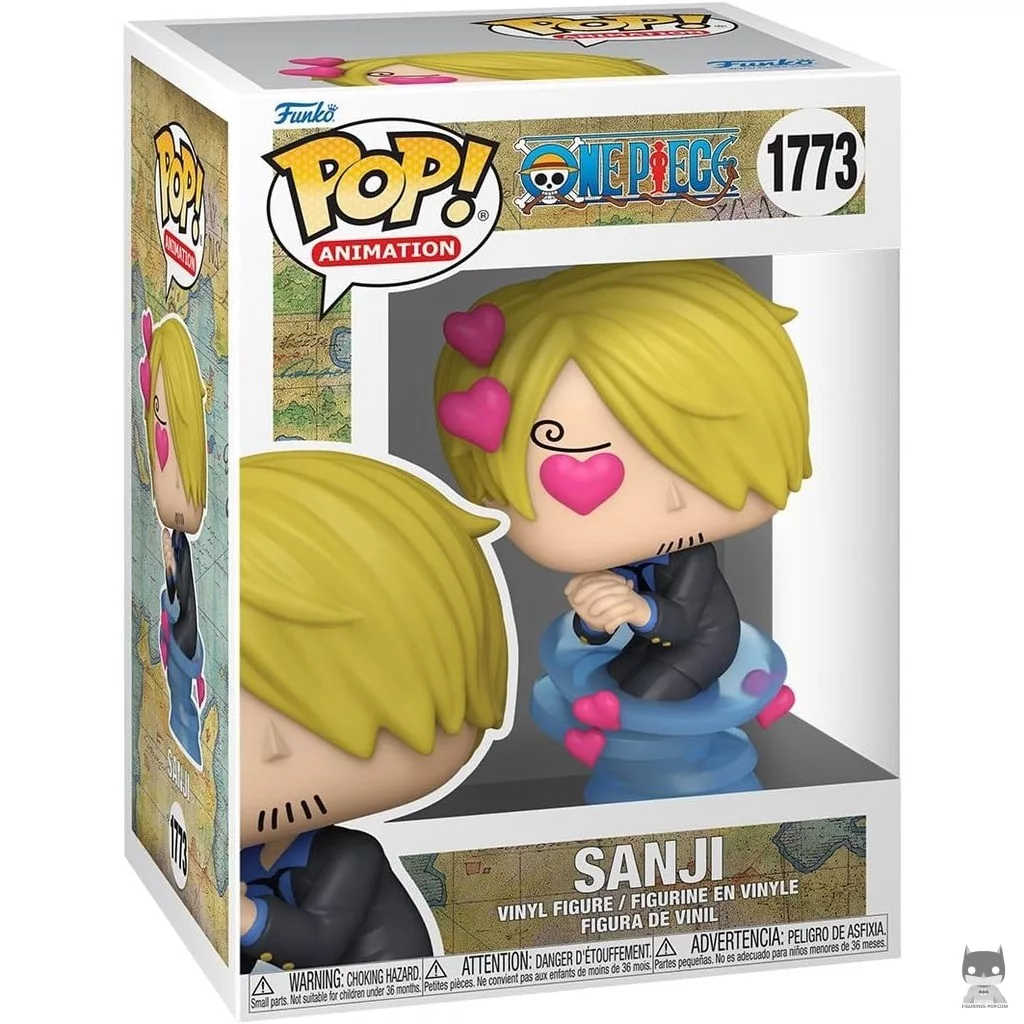 Sanji in Love Funko Pop! figure in its box