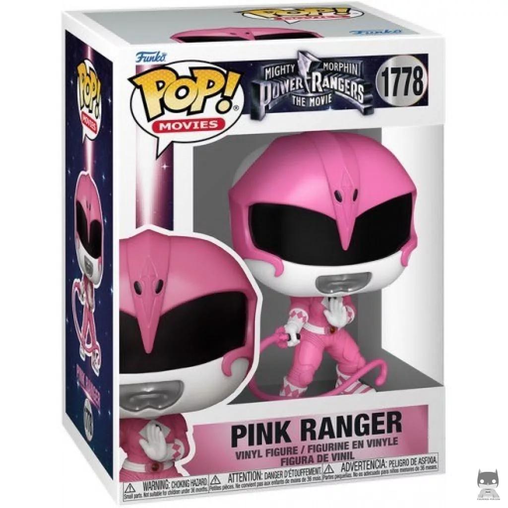 Pink Ranger Funko Pop! figure in its box