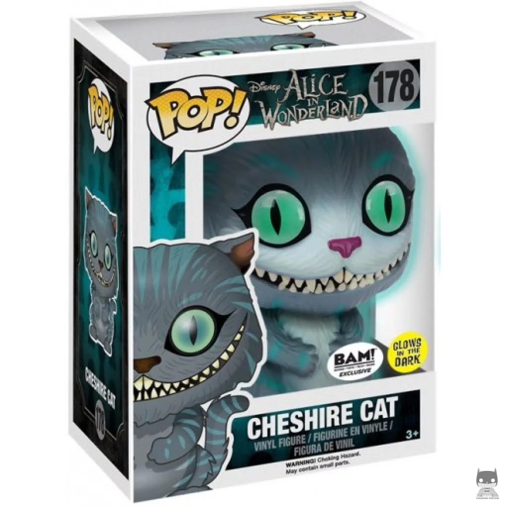 Cheshire Cat Funko Pop! figure in its box