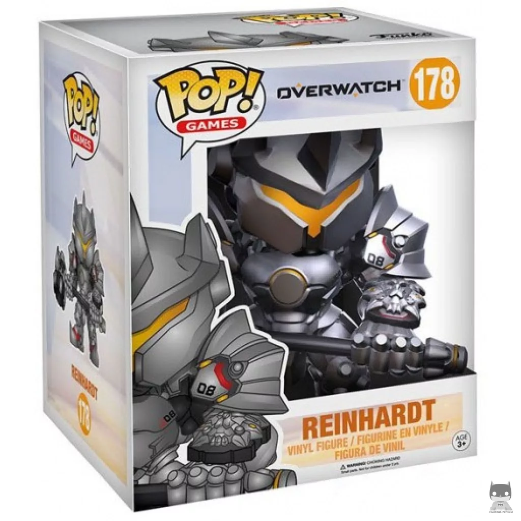 Reinhardt (Supersized) Funko Pop! figure in its box