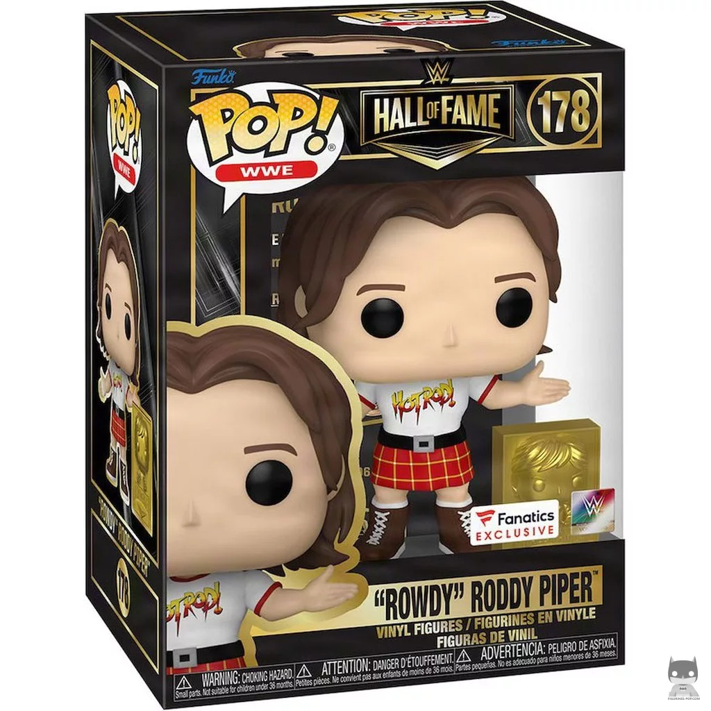 "Rowdy" Roddy Piper Funko Pop! figure in its box