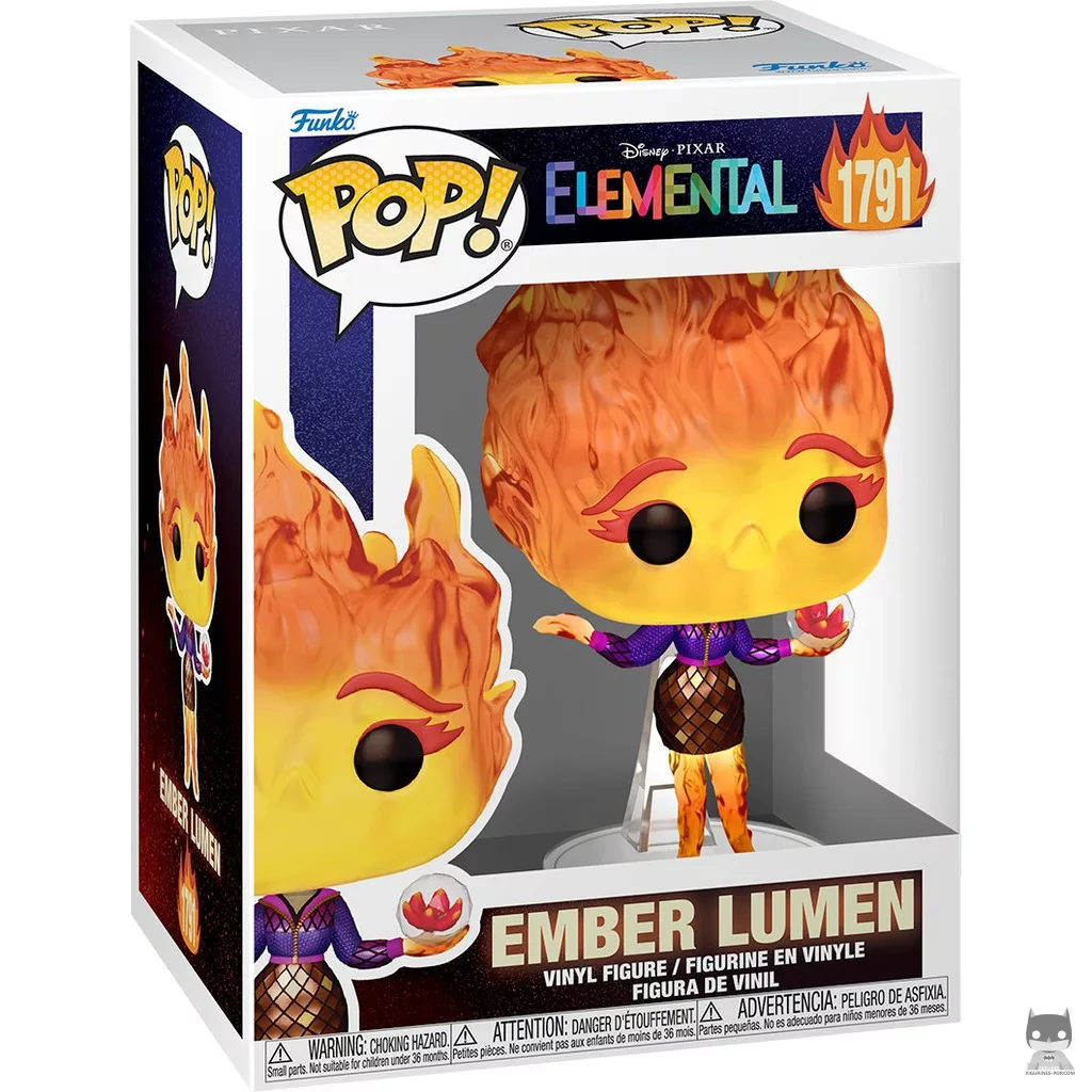 Ember Lumen with Vivisteria Flower Funko Pop! figure in its box