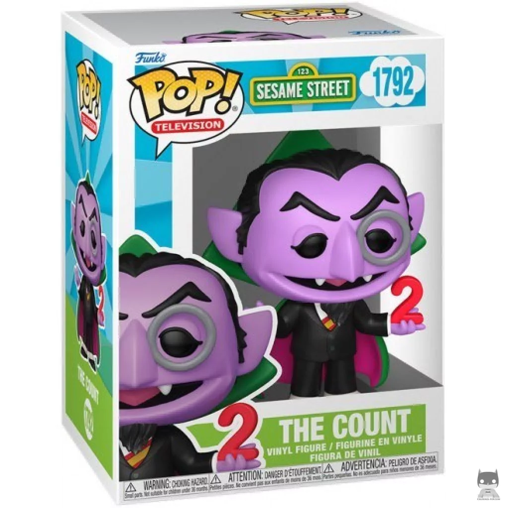 The Count Funko Pop! figure in its box