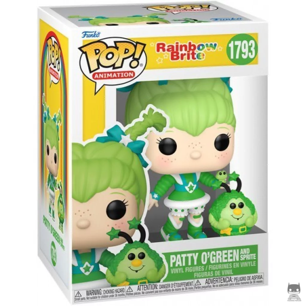 Patty O'Green and Sprite Funko Pop! figure in its box