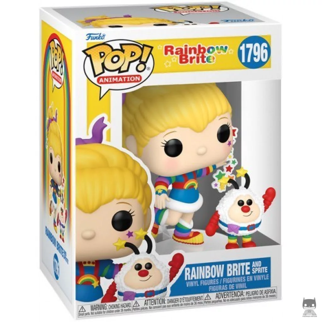 Rainbow Brite and Sprite Funko Pop! figure in its box