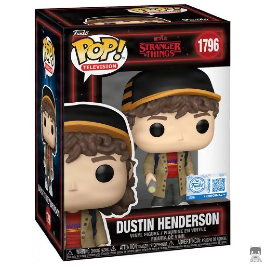 Dustin Henderson Funko Pop! figure in its box