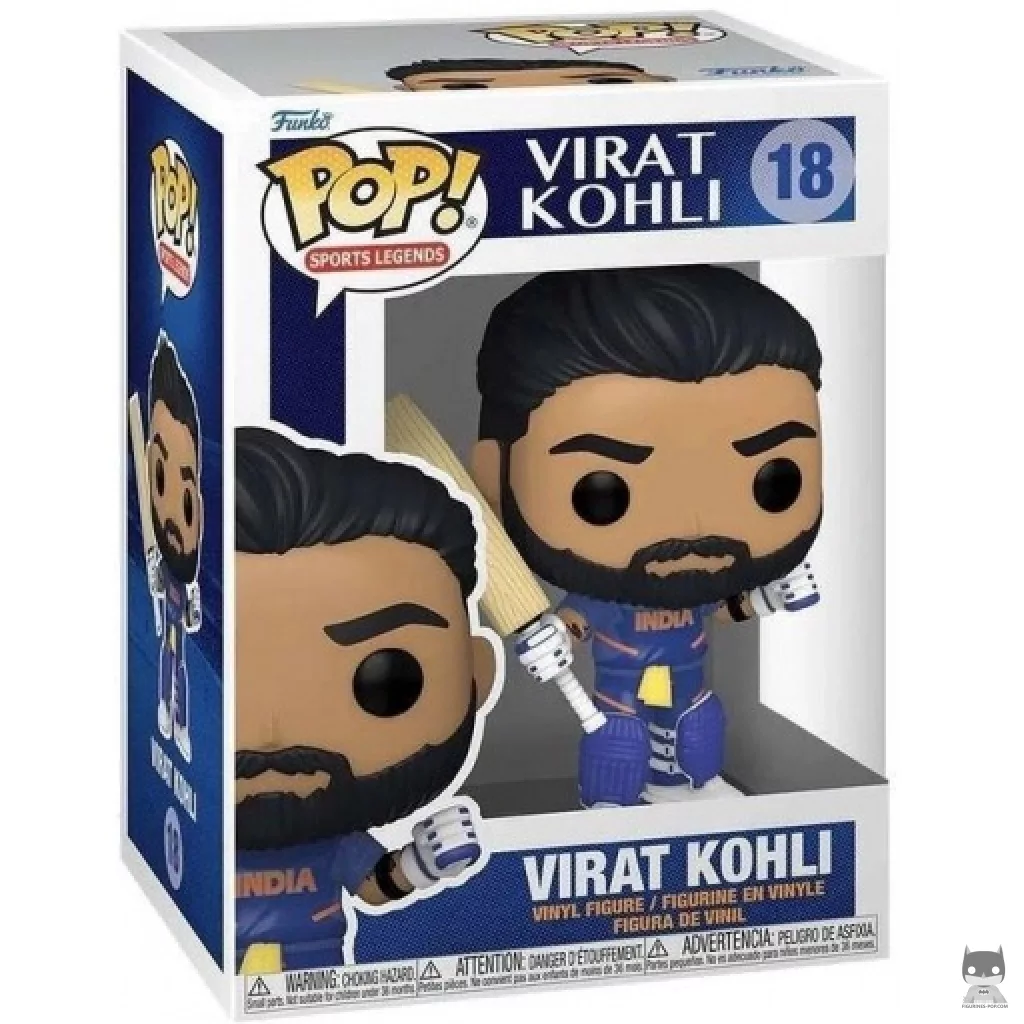 Virat Kohli Funko Pop! figure in its box